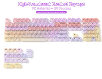 MOA profile PC Material High Quality Keycaps set THAI language for 104 108keys mechanical keyboard