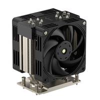 COOLSERVER pour serveur de bureau SP6 4U M98, refroidisseur de processeur, 6 caloducs, faible bruit, dissipateur thermique, deux roulements à billes, ventilateur 12V DC, TDP 390W