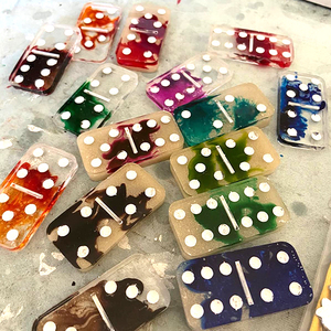 Stampo in Silicone lucido in resina epossidica fai-da-te personalizzato stampo in Silicone Jumbo Domino stampo professionale Domino <span class=keywords><strong>per</strong></span> artigianato in resina domino - Product Image 4