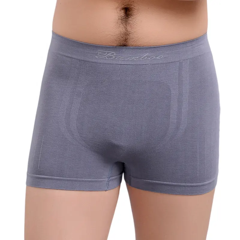 Milieuvriendelijke Pure Bamboevezel Homme Custom Heren Ondergoed Boxer Shorts