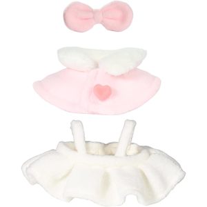 Ensemble de tenues pelucheuses de qualité supérieure 3 pièces 17cm/6.7 pouces Costumes mignons pour toutes les figurines (pas de poupée) - Product Image 2