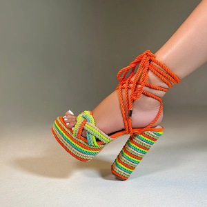 Sandales à talons hauts couleur bonbon pour femme, collection 2026 – Chaussures de soirée élégantes - Product Image 5