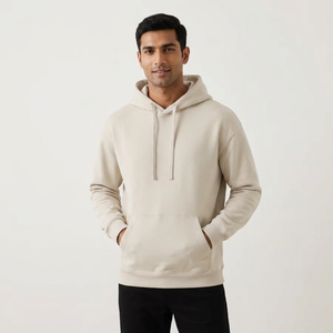 Sweat-shirt à capuche pour homme de haute qualité avec impression en relief et broderie personnalisée, vente en gros de sweats vierges - Product Image 1