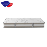 6 8 10 12 "King Size Cooling High Density Foam Bonnel Feder kern matratze in einer Box Top Comfy Gel Memory Foam Taschen feder matratze