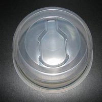 Aangepaste diameter 125mm fruitsalade snack dessert drank snack schaal Stanley Cup wegwerp PP transparante ronde container schaal