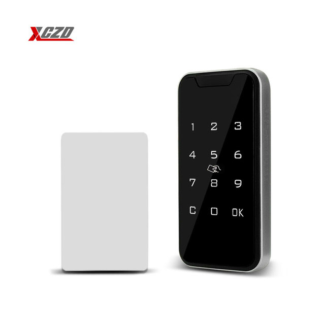 Card Keyless Digital Number Lock Electronic Cabinet Digital Cabinet Smart Locker Lock Zinc Alloy Password Lock