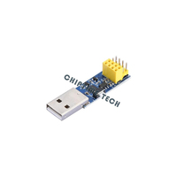 Módulo de placa Wifi inalámbrico Chiptime CH340C USB a ESP8266 Serial 2. 1 ESP01 ESP01S