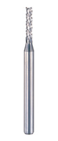 Fraise à maïs en carbure de tungstène micro de haute qualité 0,3-12 mm, revêtement nano bleu personnalisé OEM, droite ou gauche