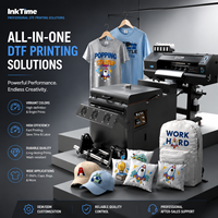 Imprimante DTF numérique automatique à 2 têtes I3200, 60 cm, pour film PET, machine d'impression offset de t-shirts, nouvelle imprimante DTF A1 à secouage de poudre