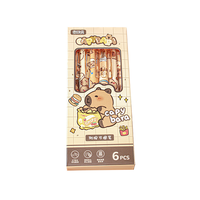 Stylo gel effaçable Capybara de dessin animé mignon Offre Spéciale avec encre effaçable à pointe de 0.5mm pour fournitures scolaires pour enfants