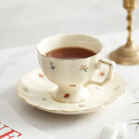 Service à thé tasse à thé en céramique de haute qualité service de théière européen léger luxe style nordique OEM