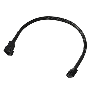 100 Stuks 30 Cm 4Pin PWM 1-naar-1 Fan Verlengsnoer, Snelheidsregeling Adapter Kabel voor Desktop CPU & Case Koelers - Product Image 5