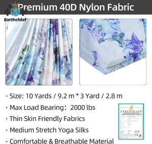 Kit de Soie Aérienne pour Yoga 9 Yards, Hamac de Yoga en Nylon 40D, <span class=keywords><strong>Trapeze</strong></span> Aérien en Soie, Kit de Soie Aérienne pour <span class=keywords><strong>Cirque</strong></span>, Acrobaties - Product Image 2