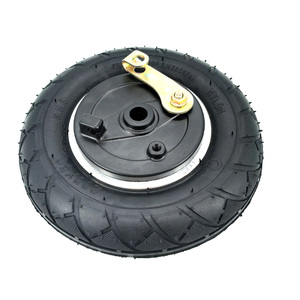 Trottinette à roue avant de 8 pouces avec frein à tambour, pneus gonflables 200X50, trottinette pour Xiaomi Mijia M365 - Product Image 5