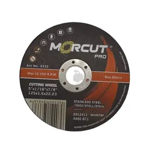 Disco de corte de 125x1,6, disco de corte de metal para amoladora angular, hoja de sierra, herramienta abrasiva, disco de lijado