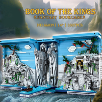 66039 BOOKS of the KINGS Modelo de estantería creativa de alta dificultad, bloques de construcción de plástico ABS con partículas pequeñas, juguete de modelo
