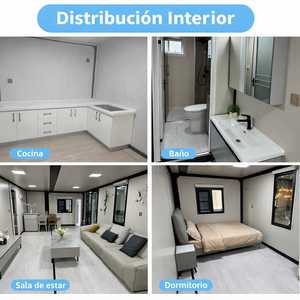 Rumah Kontainer Lipat, Rumah Kontainer Ekspansi Prefabrikasi 3 Kamar Tidur Mewah, Rumah Kontainer Ekspansi - Product Image 2