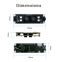 Módulo de reconocimiento de venas faciales y palmeras binoculares USB de alta definición Producto de control de acceso biométrico OEM/ODM personalizable