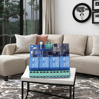 ESP8266 12V WiFi Smart Home IoT Relay Commutateur de télécommande à quatre voies avec application mobile pour la domotique