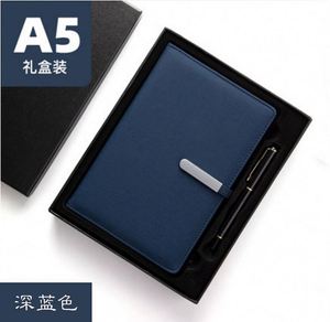 Customizable Digital Printing Thermal Binding Leather A5 Diary Notebook with Custom Logo Option-Red/Black/Blue 80 Sheets - Product Image 4