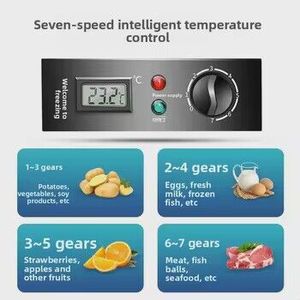 Congelador Comercial de 4/6 Puertas Verticales para Restaurante, Gran Capacidad, Tubo de Cobre, Control Inteligente de Temperatura de Siete Niveles - Product Image 4