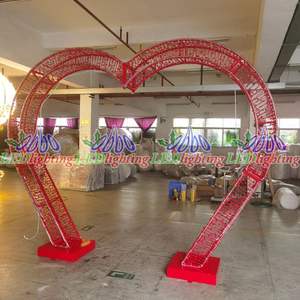 Sculptures d'arche de soldat casse-noisette lumineuses LED de grande taille pour l'extérieur, pour décorations de pays des merveilles d'hiver de qualité commerciale - Product Image 2