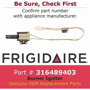 Allumeur de brûleur d'origine OEM Frigidaire 316489403 pour cuisinières - Product Image 2