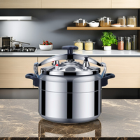Nouvelle Cocotte-minute de camping en aluminium, ensemble d'ustensiles de cuisine, grande marmite à soupe en aluminium, marmite de cuisson