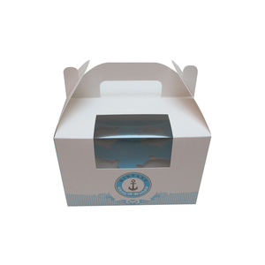 Hộp Bánh Mì Thân Thiện Với Môi Trường Với Giá Rẻ Nhất Với Cửa Sổ Hộp Bao Bì Cupcake Giấy Các Tông In Theo Yêu Cầu Có Tay Cầm Hộp Đựng - Product Image 6