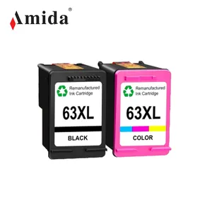 Amida inks 63xl 63 xl מיוצר מותאם deskjet צבע עבור מחסנית דיו כ "ס דיו