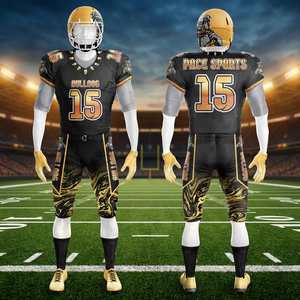 Customized American Football Jerseys Pants Set Breathable Quick Dry Sublimated Teamwear Lightweight Padded Practice Game Uniform - Product Image 3