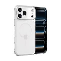 Coque de téléphone portable en TPU souple mat transparent pour iPhone 17 Pro Max 16 Plus