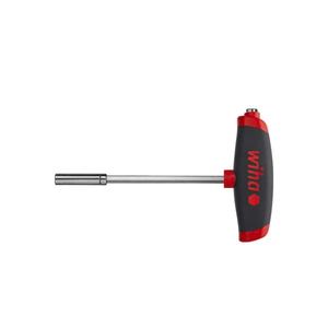 WIHA-Clé en L 45453 1/4 ''avec poignée en T ComfortGrip et deux porte-embouts magnétiques-EAN 4010995454531 SOCKETS WITH HANDLE - Product Image 1