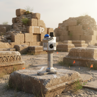 Scanner Lidar 3D haute précision GEOSUN GS-200G avec système GNSS pour la reconstruction numérique et la surveillance du patrimoine culturel – Garantie 1 an