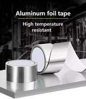 Rubans adhésifs en aluminium résistants aux hautes températures, imperméables, utilisés pour la climatisation, ruban en aluminium de 2 pouces