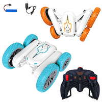 Coche RC de Acrobacias con Deformación 2.4G 4WD, Giro de 360° de Doble Cara, Coche de Control Remoto Todoterreno, Juguete para Niños, Regalos