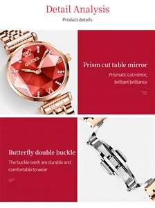 <span class=keywords><strong>Montre</strong></span> <span class=keywords><strong>Femme</strong></span> à <span class=keywords><strong>Prix</strong></span> Bas et Haute Qualité, Luxe en Or Rose Acier Inoxydable, <span class=keywords><strong>Montre</strong></span> Étanche Élégante pour <span class=keywords><strong>Femme</strong></span> - Product Image 4