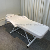 Klappbare Massageliege mit geteiltem Beinbereich, Hochwertige Multifunktionale Behandlungsliege für Spa, Tattoo, Medizin, Gesundheit & Heimgebrauch