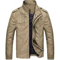 Blouson d'été décontracté pour homme, nouveau modèle transfrontalier, élégant, en fibre d'acétate, écologique, respirant, avec fermeture éclair