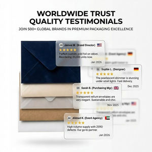 Enveloppe cadeau personnalisée avec logo imprimé, en kraft brun, auto-adhésive, pour les cadeaux de <span class=keywords><strong>mariage</strong></span>, l'emballage de bijoux, recyclable - Product Image 6