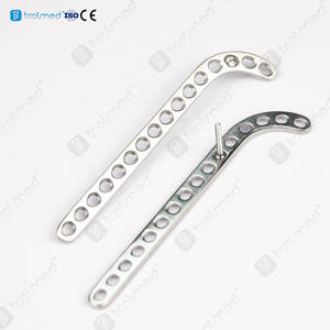 Diskon besar plat kompresi dokter hewan SS <span class=keywords><strong>Distal</strong></span> <span class=keywords><strong>Femoral</strong></span>, sistem implan hewan ortopedi plat tulang dokter hewan 16 lubang kanan - Product Image 3