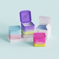 Pot en plastique PP de 300 ml couleur pastel 2026 avec surface douce au toucher pour une manipulation délicate, base antidérapante empêchant le renversement accidentel
