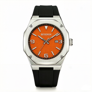 Reloj Octagonal de Fabricante OEM para Hombre, Reloj de Cuarzo de Acero Inoxidable, Esfera Personalizada con Fecha, Analógico de 42 mm, Reloj Deportivo - Product Image 6