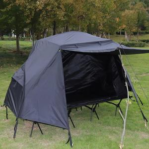 Cama de Camping Extra Larga y Ancha, de Aluminio 7075, con Capacidad de Carga de 200 kg, 4 Patas Estables, Plegable y Resistente, para Viajes al Aire Libre y Tiendas de Campaña - Product Image 3