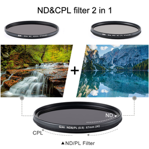 Großhandel Kameraobjektivfilter 37/40,5/43/46/49/52/55/58/62/67/72/77/82/86 mm ND&CPL Zirkularer Polarisationsfilter ND8/ND16/ND1000 ND-<span class=keywords><strong>Filter</strong></span> - Product Image 2