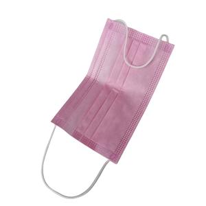 Masker Wajah bedah gigi merah muda sekali pakai ASTM F2100 LEVEL3 - Product Image 4