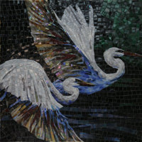 Carreaux de mosaïque en verre personnalisés OEM et ODM de 4mm, motif mural, caractéristique du parquet pour applications hôtelières