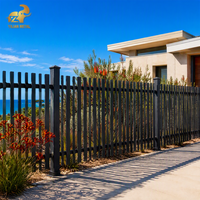 Panneau de clôture en aluminium anti-corrosion de qualité supérieure, revêtement poudré noir, pour jardin côtier, intimité, OEM Australie