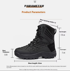 Ultra-Light Men's Training <b>Boots</b> for Spring Summer Ultra-Breathable Tactical Martin <b>Boots</b> Rubber for Outdoor Activities - Product Image 4