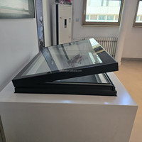Claraboya Eléctrica Integrada GREATMEN de Aleación de Aluminio, Apertura Vertical con Control Remoto, Insonorización de 48dB, Ventilación para Techos de Villas, Resistente a la Lluvia